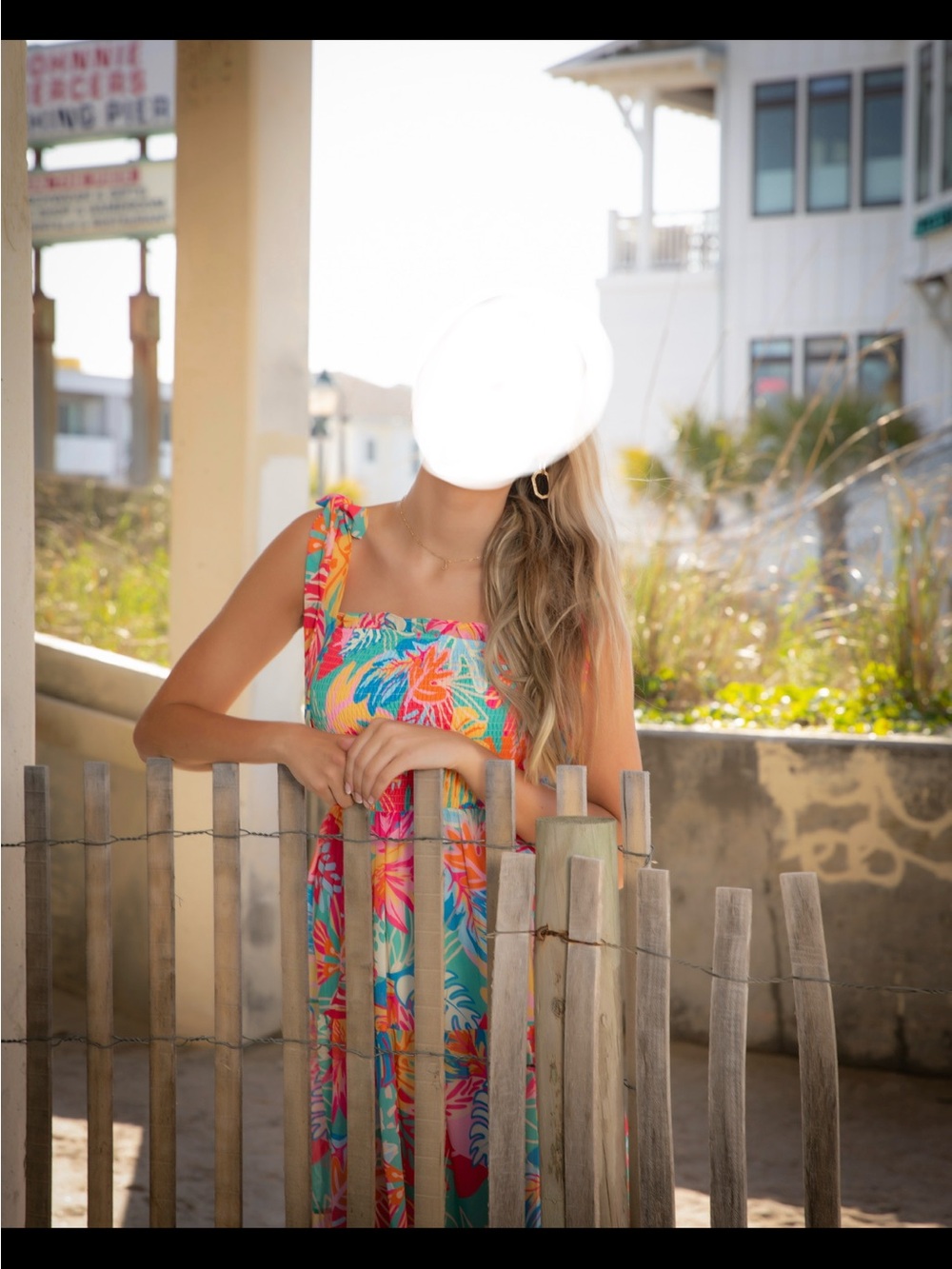 Lime Lush Tropical Print Maxi Dress - Multicolor